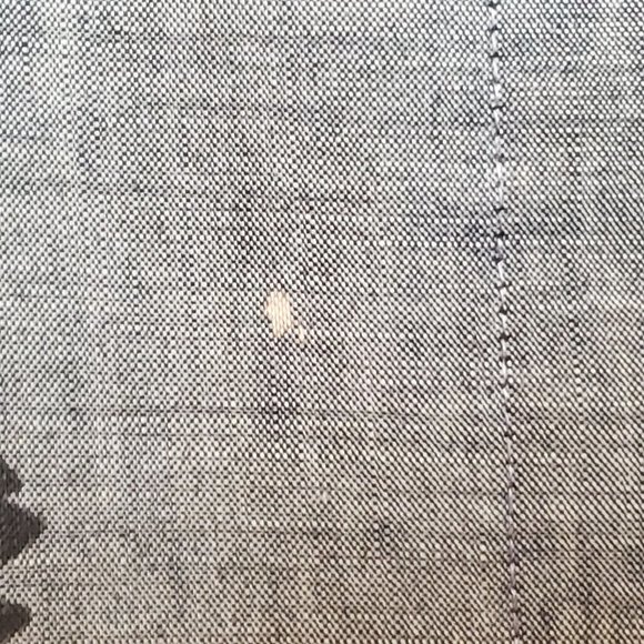 Vintage Blouse Tess Paris Milano Made In Hong Kong Tag Size 8 Black Flowers - Picture 6 of 8